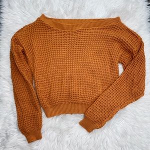 Boohoo cropped sweater 🍁🎃